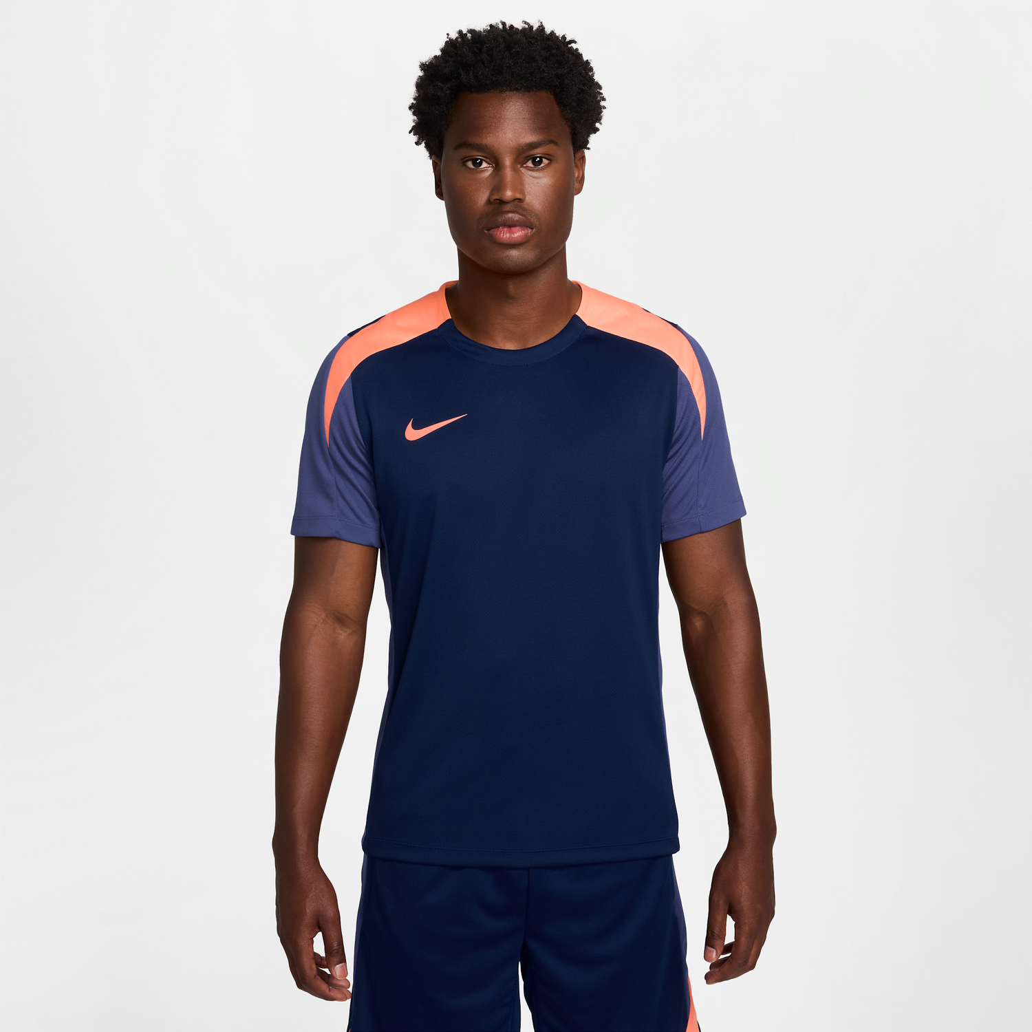 Тениска Nike Nike Strike Dri-FIT Short Sleeve Football T-Shirt Тъмно синьо | FN2399-493, 1