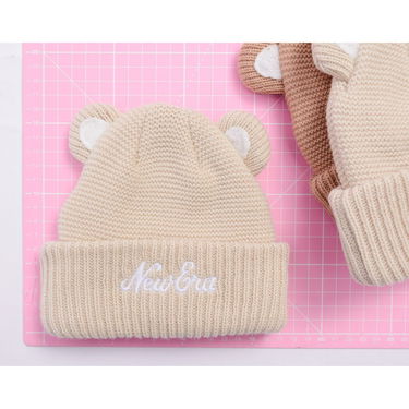 Шапка New Era New Era Knit Beanie with Ears (52-54 cm) Бежово | 60580874, 2