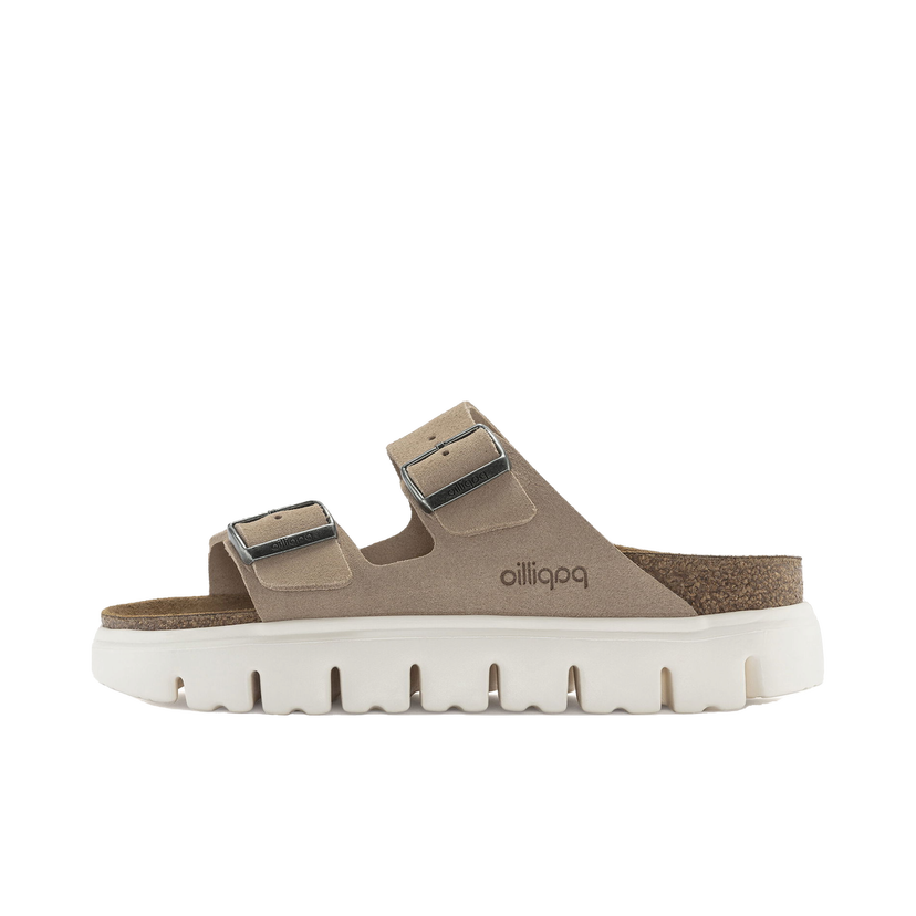 Кецове и обувки Birkenstock Arizona Chunky Suede Leather Бежово | 1024950