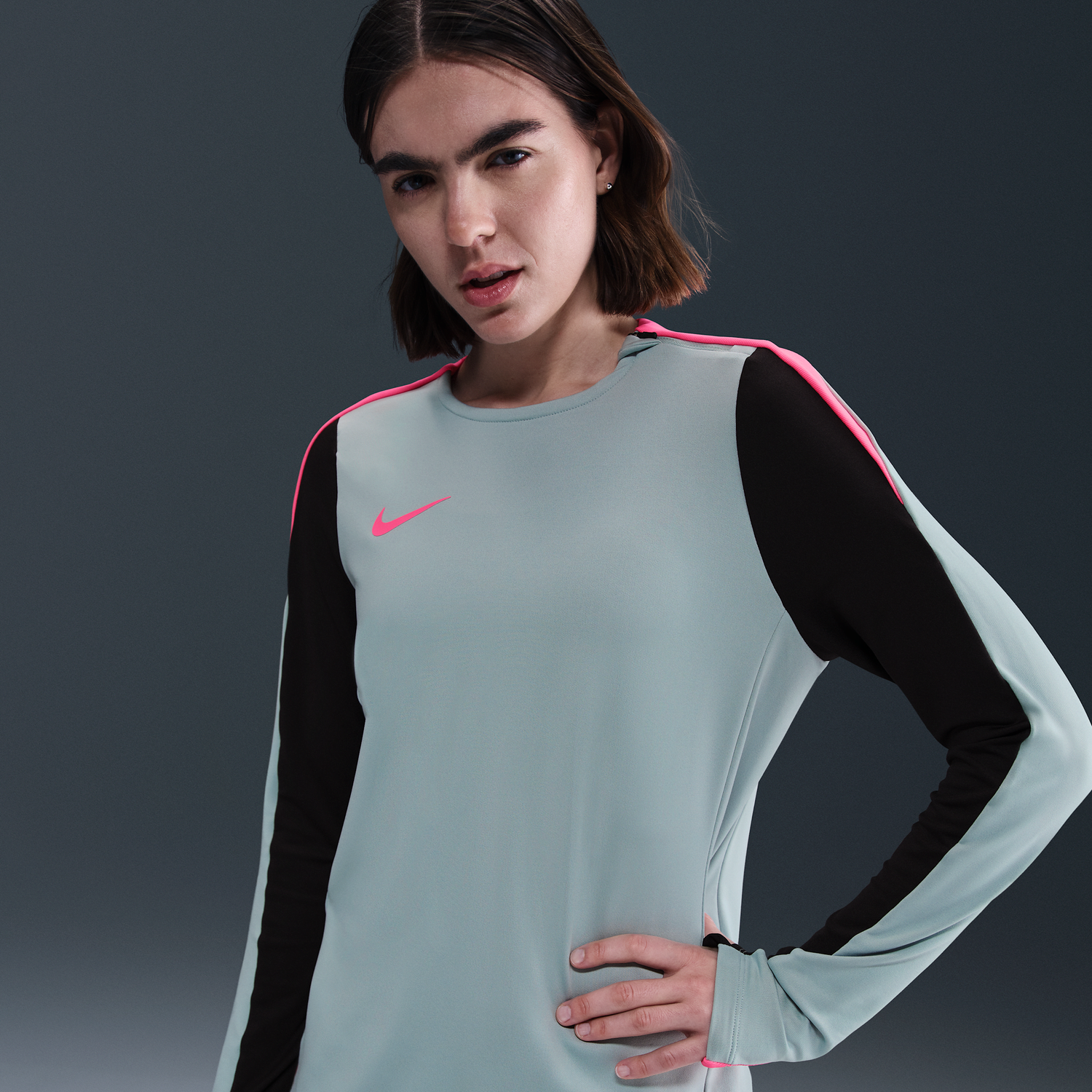 Фланелка Nike Dri-FIT Strike Crew Neck Soccer Jersey Тюркоазено | FN5012-395, 0