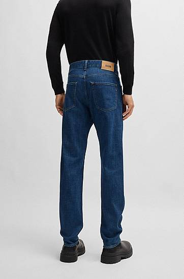 Дънки BOSS Regular Fit Stretch Denim Jeans Синьо | 50528266, 1