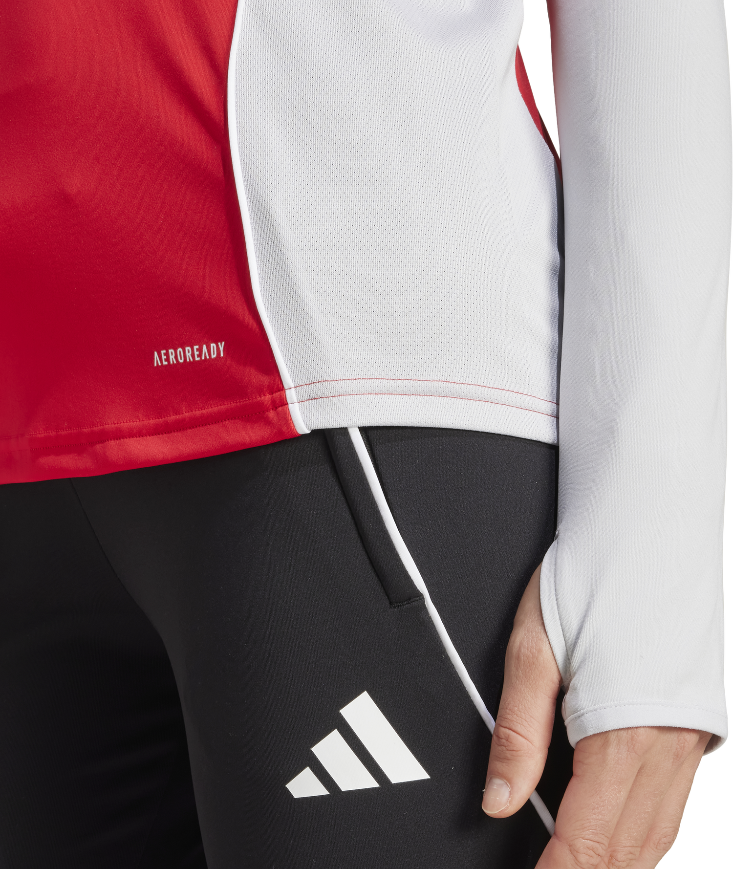 Суитчър adidas Originals adidas Tiro 25 Training 1/4 Zip Top Червено | iw0450, 1