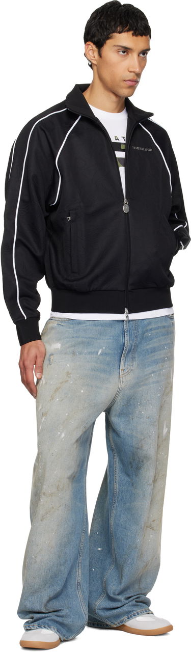 Яке BAPE Line Camo Metal Logo Track Jacket Черно | 001ZPL801317M, 3