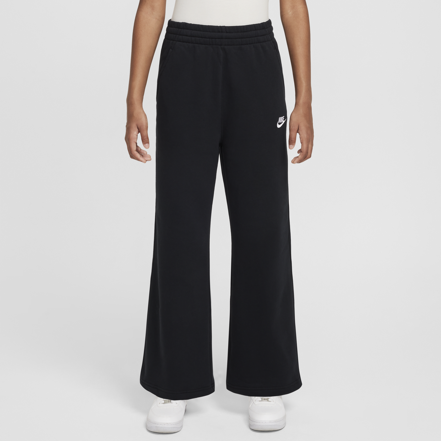 Спортни панталони Nike Nike Sportswear Club Fleece Wide-Leg Pants Черно | FZ6774-010, 1