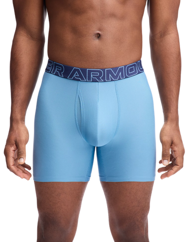Боксерки Under Armour Under Armour SOLID 6in 3-Pack Boxer Shorts Тюркоазено | 1383878-418, 2