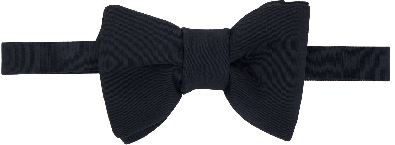 Аксесоари Tom Ford Silk Mohair Faille Bow Tie Черно | SRM003-SOS04, 0