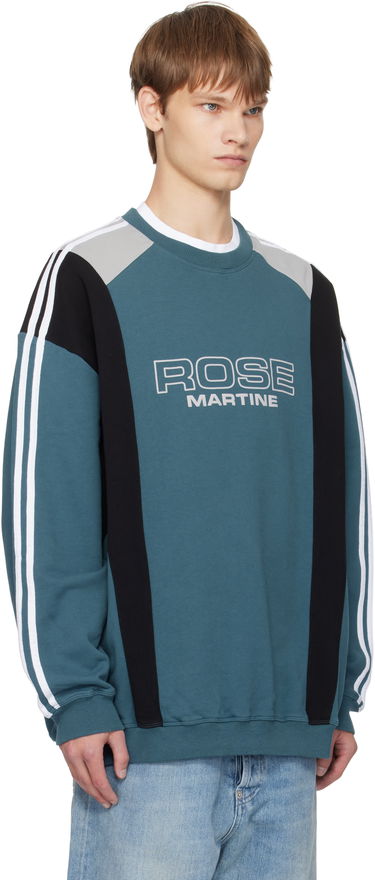 Суитчър Martine Rose Martine Rose Panelled Sweatshirt Тюркоазено | 673JS01529D, 1