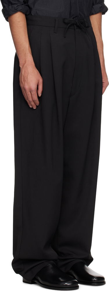 Панталони LEMAIRE Lemaire Drawstring Pleated Trousers Черно | PA1168 LF1362, 1