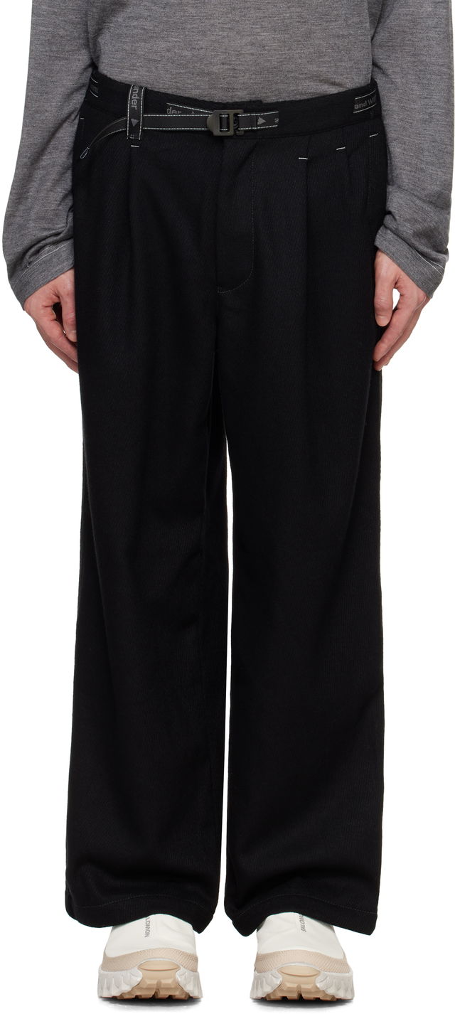 Rewool Tweed Wide Trousers