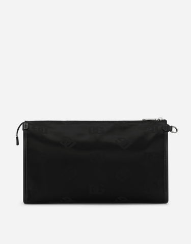 Портфейл Dolce & Gabbana Nylon Pouch With Logo Черно | BP3233AG1848B956, 2