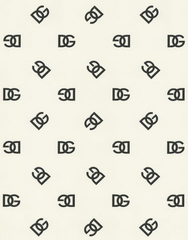 Домашен декор Dolce & Gabbana Wallpaper with logo print Бяло | TCW007TCAHOU0075, 2