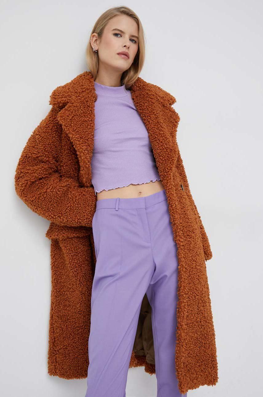 Палта United Colors of Benetton Coat Кафяво | 2EYHDN00R.37D, 0