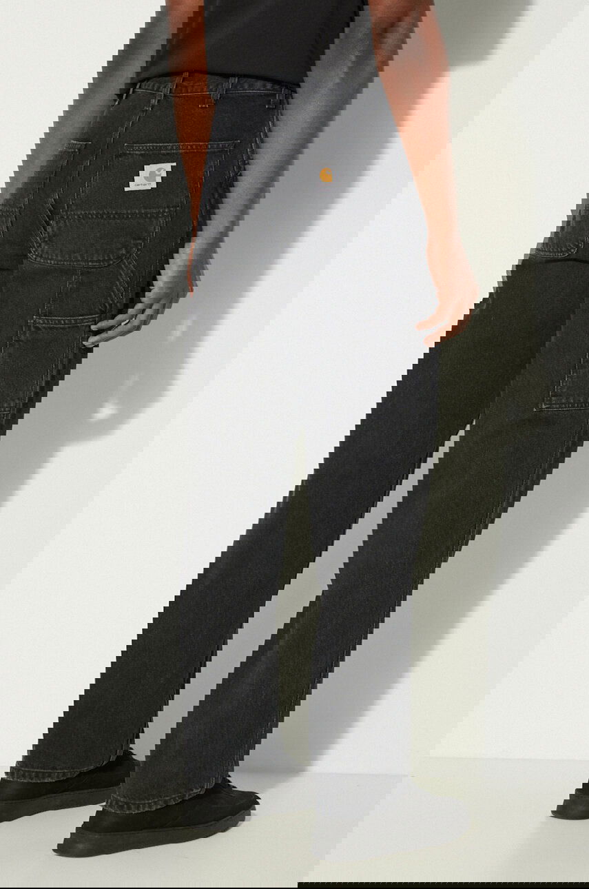 Панталони Carhartt WIP Single Knee Pants Черно | I032024-8906, 1