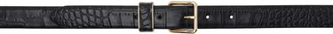 Колани A.P.C. Anastasia Barbieri Edition Elsa Croc-Embossed Leather Belt Черно | PXBLJ-F65217, 0