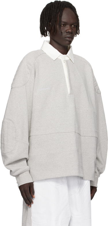 Поло тениска HED MAYNER Hed Mayner Paneled Polo Сиво | HMMB72021R-HB211, 1