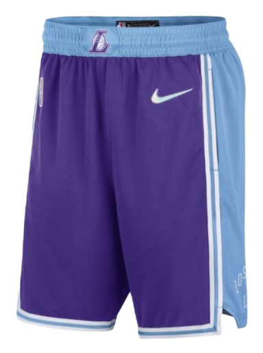 Къси панталони Nike Los Angeles Lakers City Edition Dri-FIT NBA Shorts Лилаво | DB4138-504