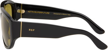 Слънчеви очила RETROSUPERFUTURE Biscotto Oversized Visor Sunglasses Черно | 05Z, 2
