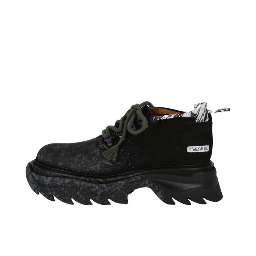 Кецове и обувки Off-White Rigid Sole Sneaker Black Grey Черно | IA211R21 LEA00 11009 00037
