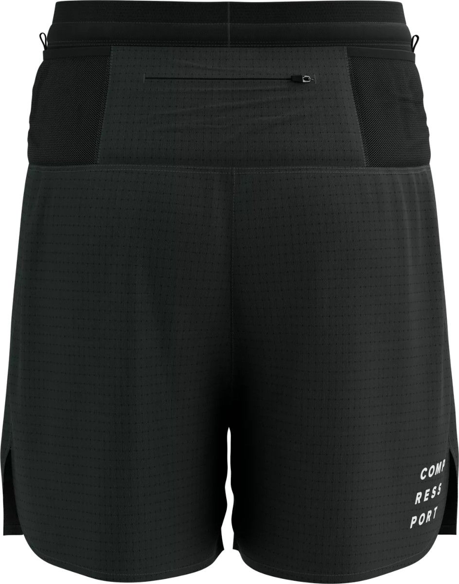 Къси панталони Compressport Trail Racing Overshort Shorts Черно | ashm3739000, 1