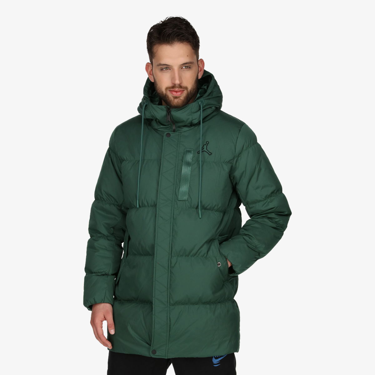 Пухо яке Nike Men's Statement Parka Jacket Зелено | DA9804-333, 0