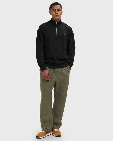 Суитчър Fred Perry Half Zip Sweatshirt Черно | M3574-S77, 2