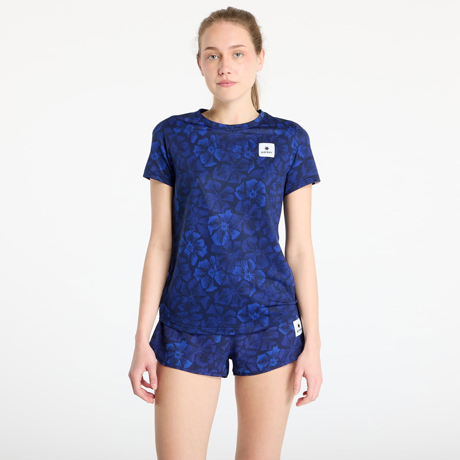 Тениска Saysky SAYSKY Flower Combat T-Shirt Синьо | NWRSS31C1029, 0