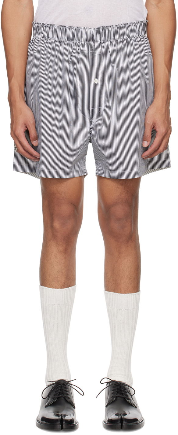 Къси панталони Maison Margiela Striped Shorts Сиво | S50MU0071 STZ130, 0