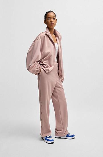 Пуловер BOSS Oversized Logo Jacquard Jacket Розово | 50531182, 1