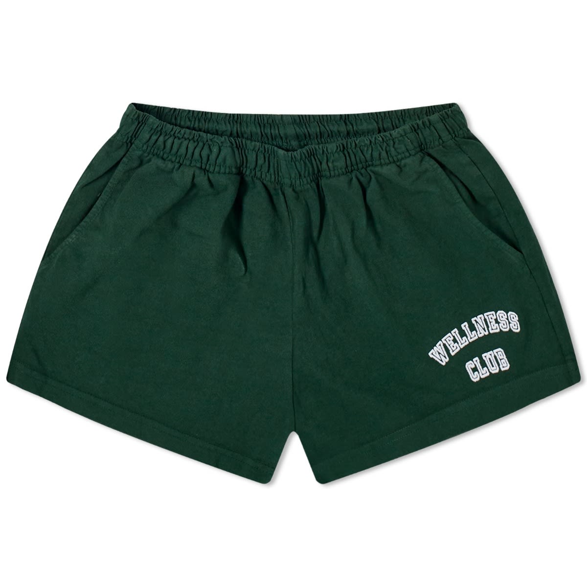 Къси панталони Sporty & Rich Wellness Club Disco Shorts Зелено | SH874FO, 0