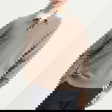 Поло тениска NORSE PROJECTS Standard Merino Lambswool Polo Бежово | N45-0621-2053, 2