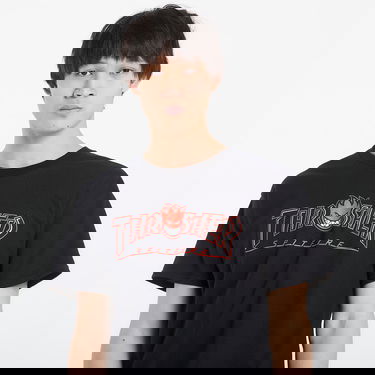 Тениска Thrasher Thrasher x Spitfire Big Head Outline T-Shirt Черно | 145830, 1