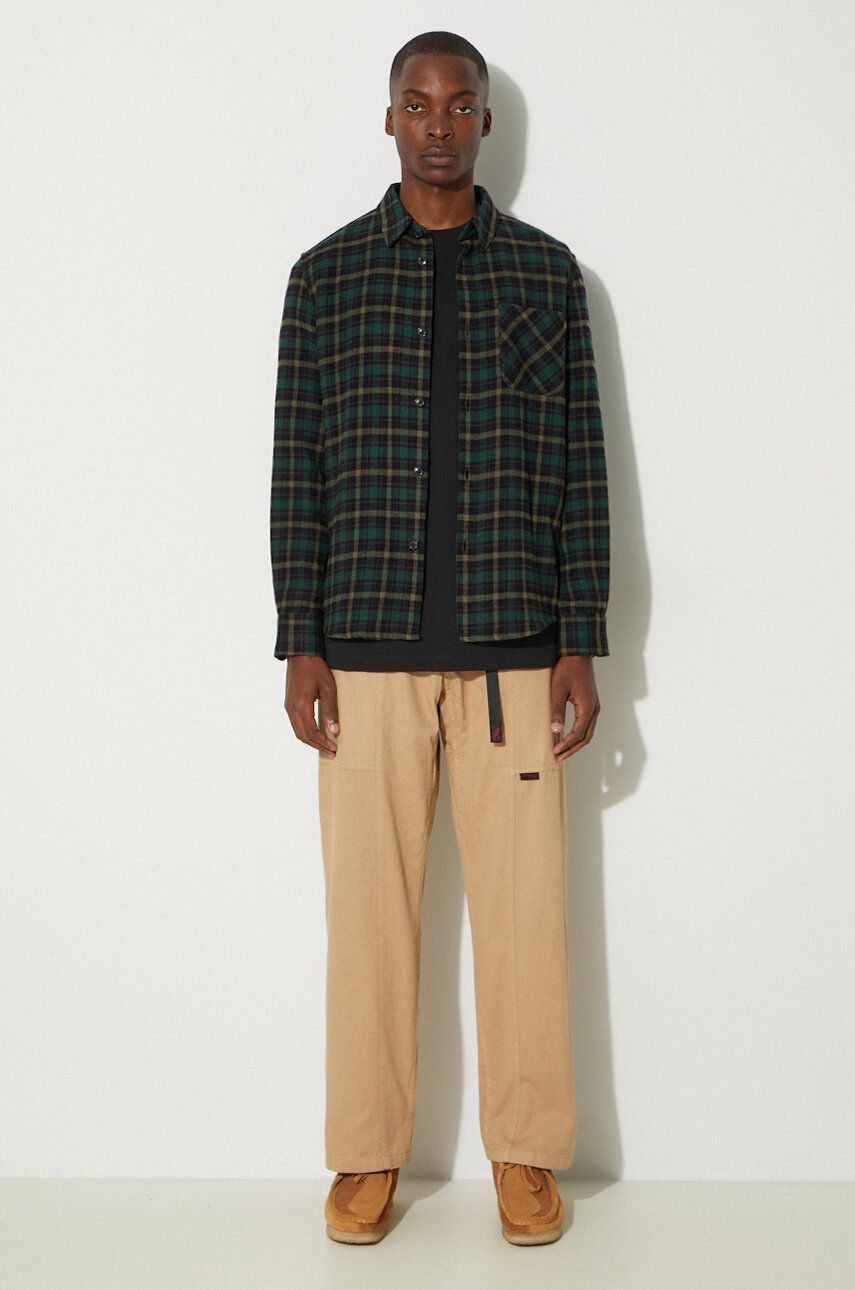 Риза A.P.C. Trek Shirt Зелено | COEZX.H02396, 1
