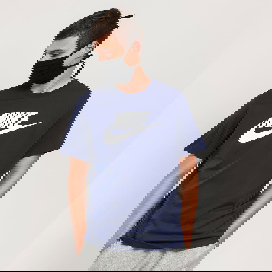 Тениска Nike NSW Tee Icon Futura Тъмно синьо | AR5004-411, 0