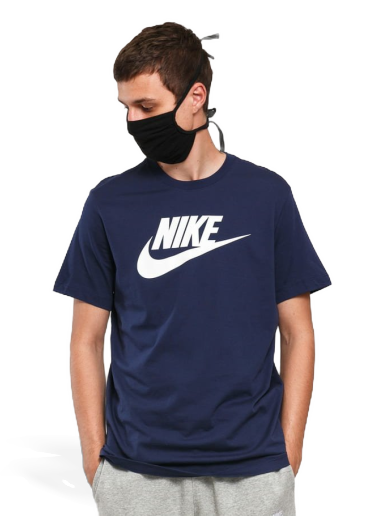 Тениска Nike NSW Tee Icon Futura Тъмно синьо | AR5004-411