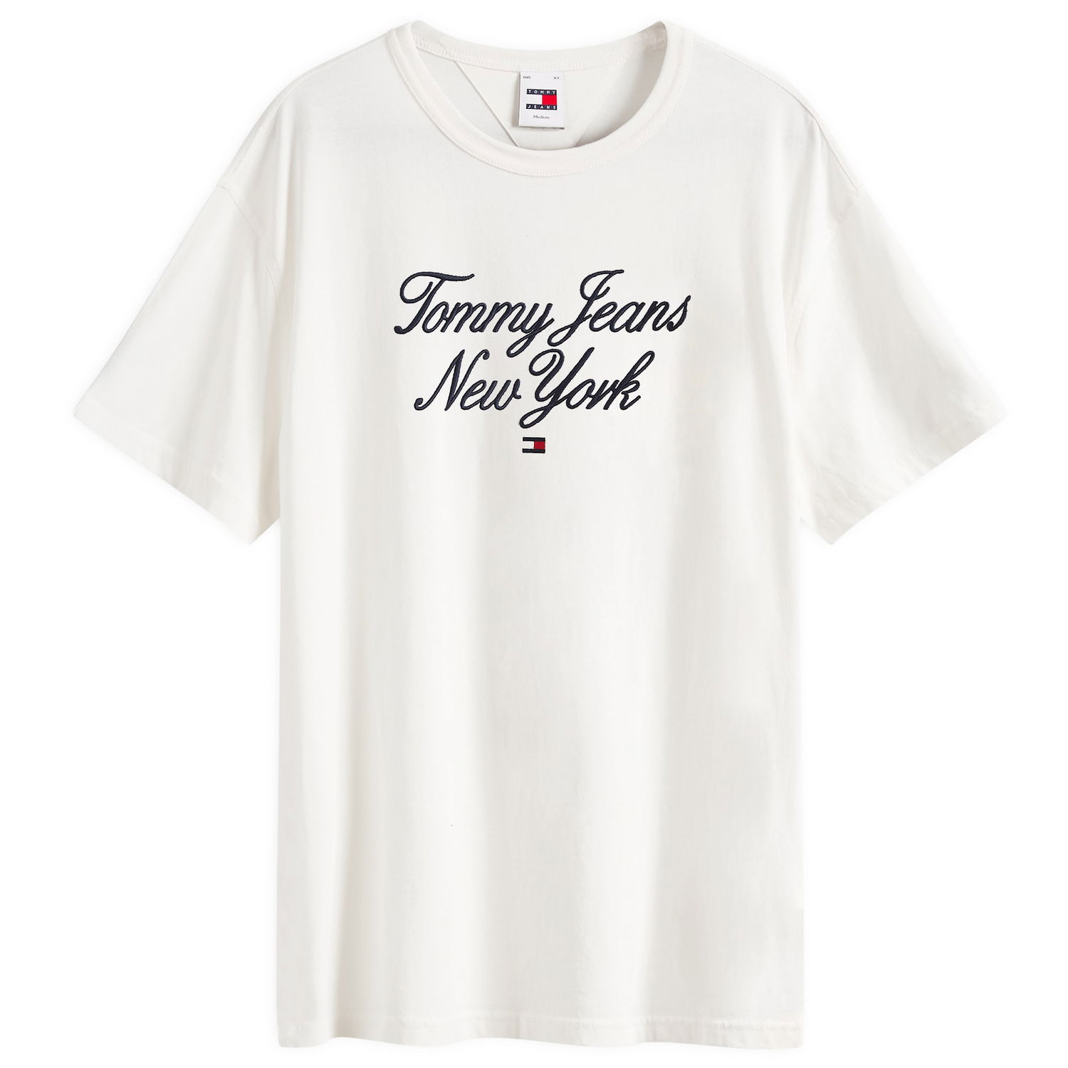 Тениска Tommy Hilfiger Luxe Serif NY Бяло | DM0DM18579YBH, 0
