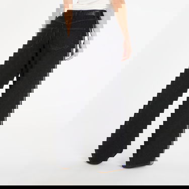 Дънки adidas Performance FIREBIRDTRACK Wide Leg Striped Denim Pant Черно | KD2909, 2