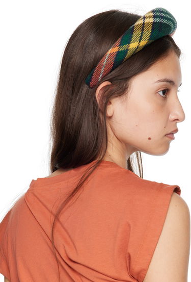 Шапка Vivienne Westwood Vivienne Westwood Recycled Wool Plaid Headband Многоцветен | 8102001F-W00XC-, 2