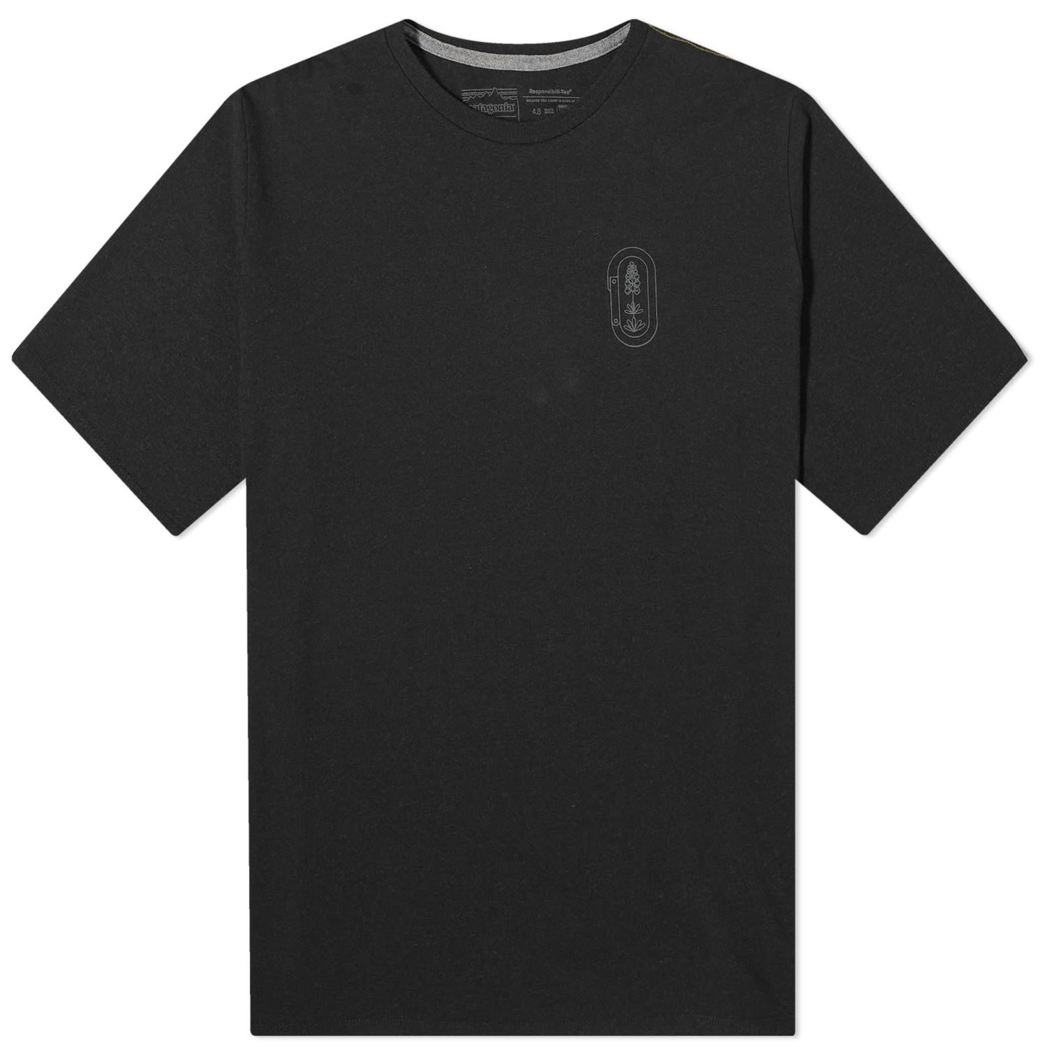 Тениска Patagonia Clean Climb Trade Responsibili-Tee Черно | 37589-CLBI, 0