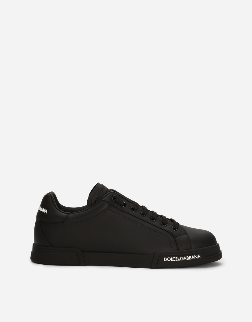 Кецове и обувки Dolce & Gabbana Dolce & Gabbana Portofino Calfskin Nappa Черно | CS2332AA3358B956