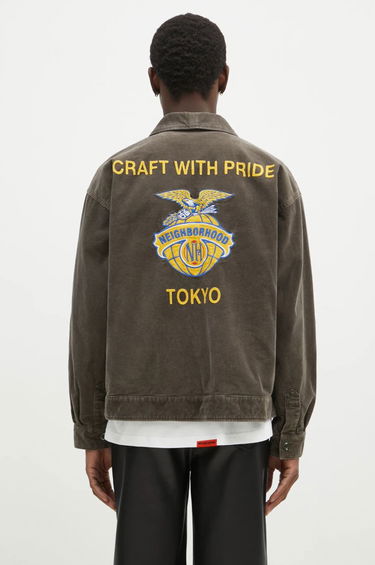 Яке Neighborhood Corduroy Jacket NEIGHBORHOOD Кафяво | 242UTNH.JKM01, 0