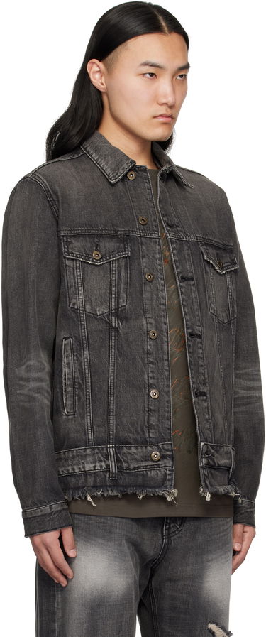 Яке We11done We11done Denim Trucker Jacket Сиво | WD-DJ0-25-308-U-BK, 1
