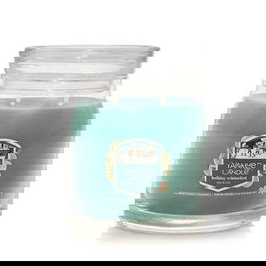 Свещи Yankee Candle Signature Medium Jar 2 Wicks Holiday Winterfest Тюркоазено | 43500, 0
