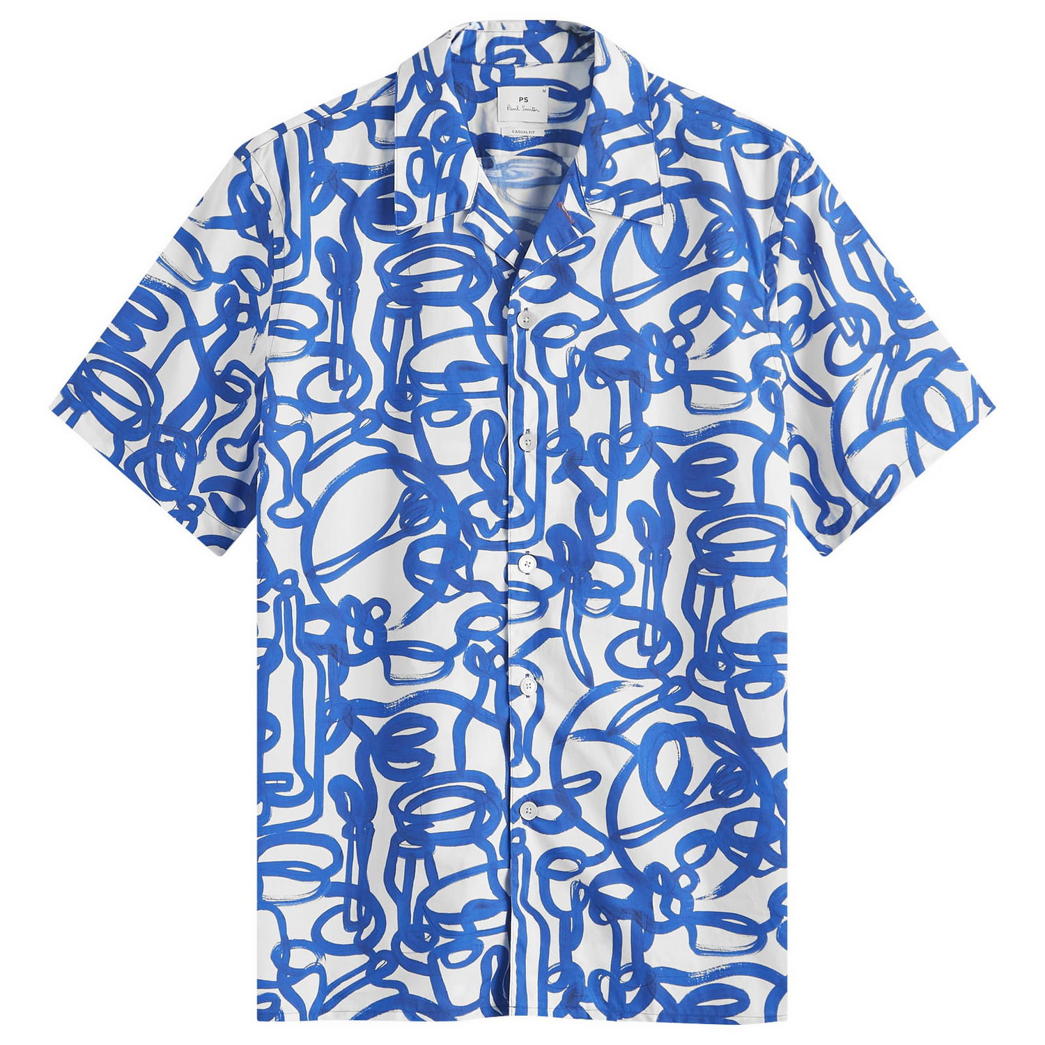 Риза Paul Smith Paul Smith Vacation Shirt, Size Large Бяло | M2R-695U-N22168-1, 1