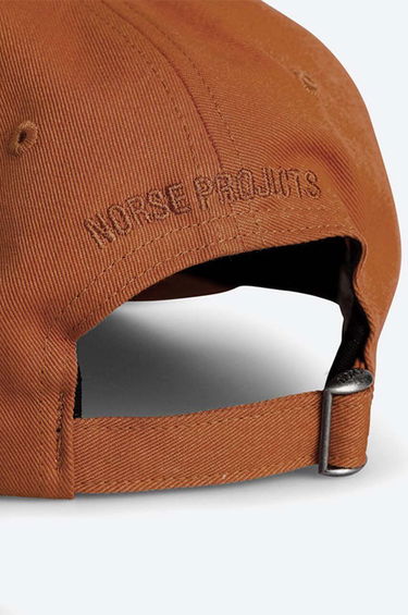 Шапка с козирка NORSE PROJECTS Norse Projects Twill Sports Cap Кафяво | N80-0001-5064, 3