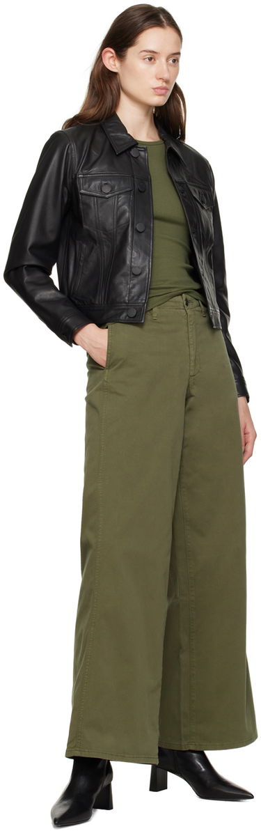 Яке rag & bone rag & bone Debbie Leather Jacket Черно | WAW23H20161816, 3