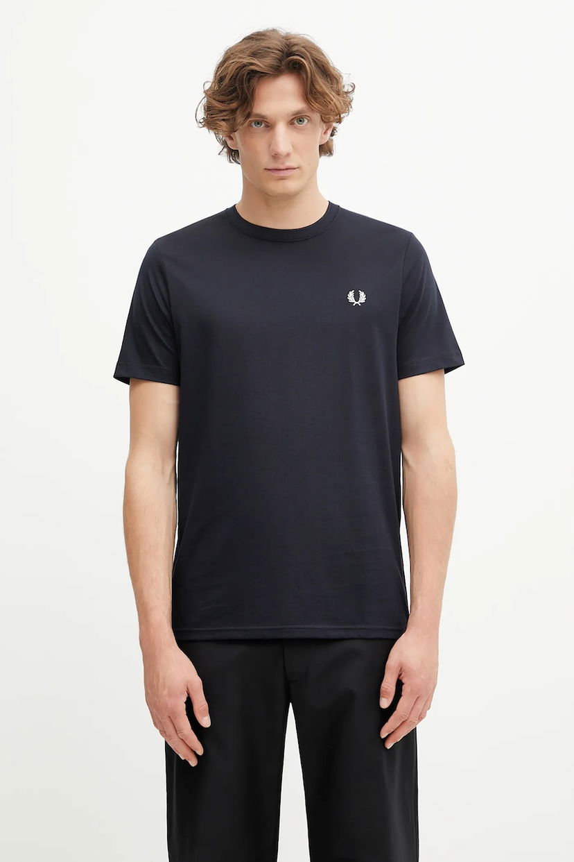 Тениска Fred Perry Cotton T-shirt M1600V Тъмно синьо | M1600V