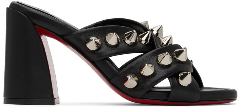 Аксесоари Christian Louboutin Christian Louboutin Spika Club Heeled Sandals Черно | 1230750