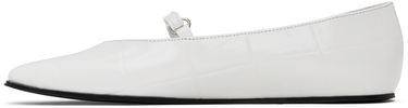 Облекло BY FAR BY FAR Molly Ballerina Flats Бяло | 23SSMOLFWHMCEL, 2