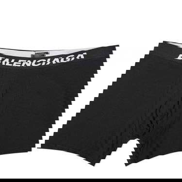Боксерки Balenciaga Logo Boxer Briefs Черно | 766944-4B7B2-1060, 0