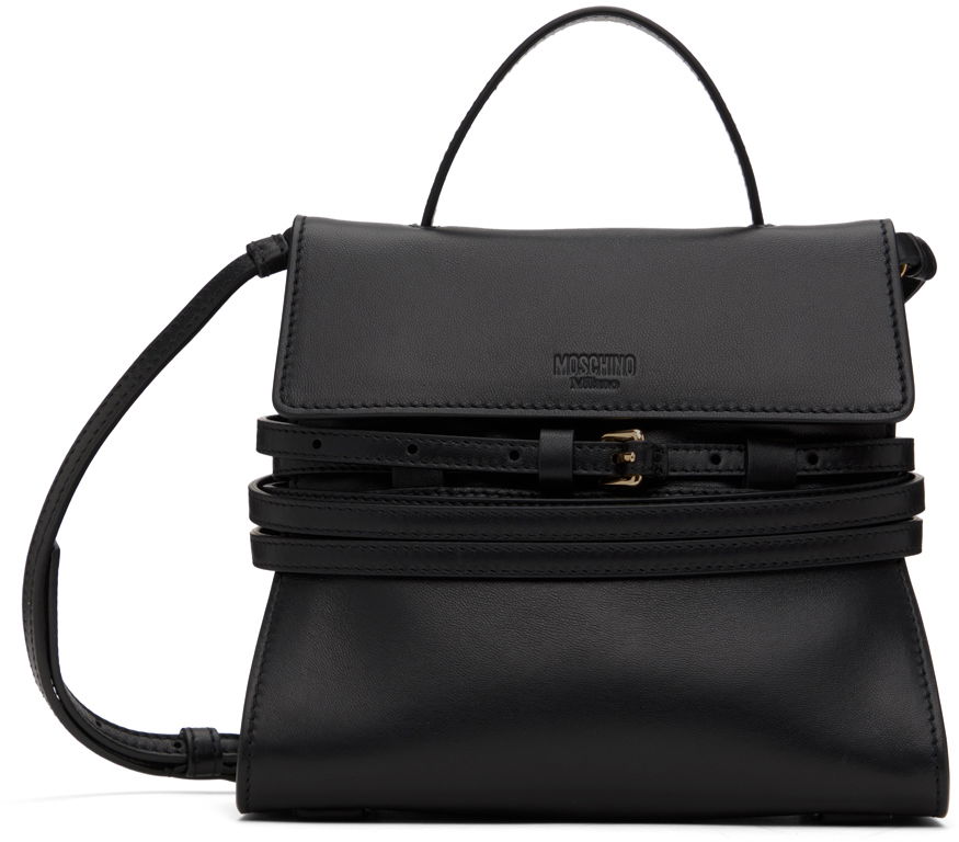 Облекло Moschino Black ' Tie Me' Small Bag Черно | 2422 A757280021555, 0